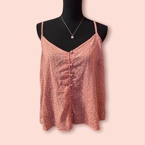 Floral Button Down Chiffon Blouse